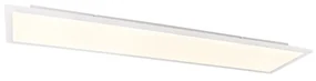 Nowoczesny panel LED stalowy 120 cm z diodą LED ściemnialną 4-stopniową - Liv Nowoczesny Oswietlenie wewnetrzne