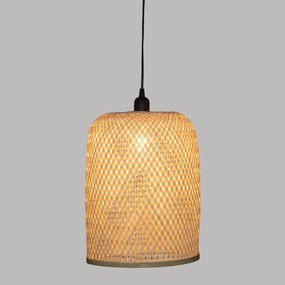 Lampa wisząca bambusowa ALI, Ø 28 cm