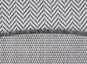 Dywan zewnętrzny Miovani jasny szary 120 cm x 120 cm koło