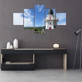 Obraz latarni morskiej Akaroa w Nowej Zelandii (125x70 cm)