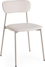 Szarobrązowe tapicerowane krzesło Inka – Yes Everyday