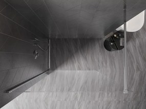 Mexen Kioto-X ścianka prysznicowa Walk-in 90 x 200 cm, transparent 10 mm, chrom - 800-090-101-01-00-X
