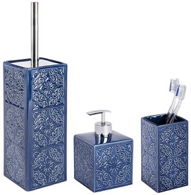 Zestaw akcesoriów łazienkowych CORDOBA DARK BLUE, WENKO