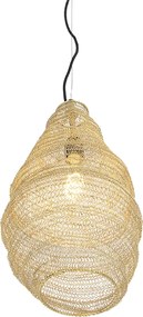 Orientalna lampa wisząca złota - Nidum Rombo