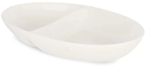 Talerz na przekąski porcelanowy OVAL, 12 x 20 x 3 cm