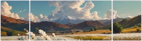 Obraz - Spokojny krajobraz (170x50 cm)