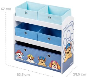 Dziecięcy pojemnik na zabawki 63.5x29.5x67 cm Paw Patrol – Roba