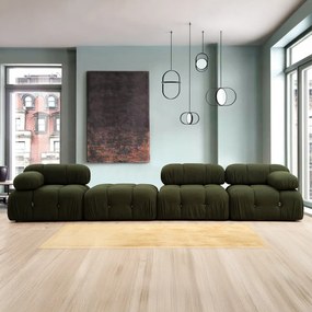 Stołek Bubble Pouffe Zielony