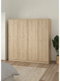 Szafa w dekorze dębu 195,5x200 cm Billund – Tvilum
