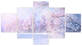 Obraz - Mroźna zima (125x70 cm)