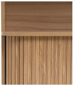 Regał w dekorze dębu w naturalnym kolorze 80x172x40 cm Elia – Casa Selección