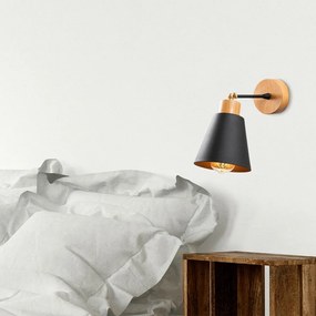Kinkiet lampa ścienna Manavgat - N-610, czarny