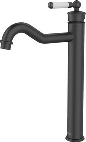 Leeds bateria umywalkowa wysoki retro czarny - Essebagno