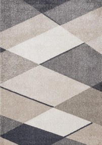 Dywan Mondo Kwadraty Szary 160 cm x 230 cm