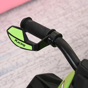 HOMCOM Jeździk dziecięcy pchacz samochód dziecięcy odpychanie się stopami światło muzyka zielony