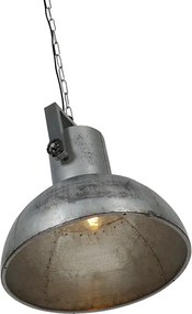 Industrialna lampa wisząca szara 40 cm - Samia Sabo