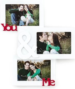 Drewniana ramka ścienna na zdjęcia Tomasucci You And Me, na fotografie o wym. 10x15 cm