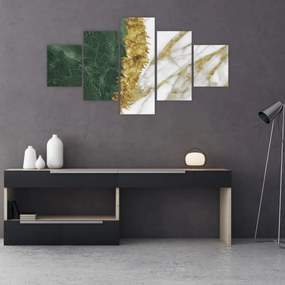 Obraz - Zielony marmur N⁰1 (125x70 cm)