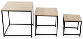 Stoliki zestaw 3 szt. 50x50 cm – Compactor