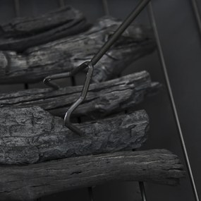 Outsunny Misa Paleniskowa 3w1 z Rusztem Grillowym i Ochroną Przed Iskrami Stalowa Czarna Idealna do Ogrodu | Aosom PL