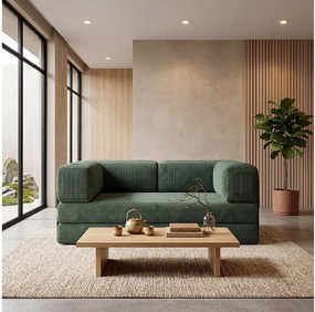Sofa Edi, tkanina Poso, ciemnozielony (14)