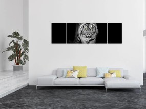 Obraz - Tygrys z żółtymi oczami (170x50 cm)