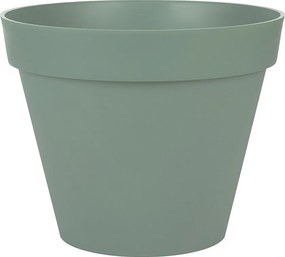 Okrągła donica Toskania Ø48 cm w kolorze laurowym z polipropylenu odpornego na UV i mróz - Produkcja francuska, 7 lat gwarancji