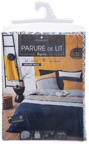 Komplet pościeli z nadrukiem w paski „ETHNIQUE”, pościel bawełniana 260x240cm