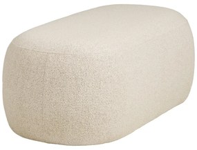 Beżowa ławka z materiału bouclé Blossomville – House Nordic