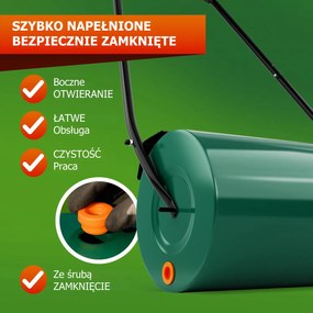 Wałek do trawnika FARMER, 57cm, zielona Jurhan