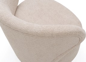 Fotel wypoczynkowy Cocoon - beżowa boucle Catch Me 02