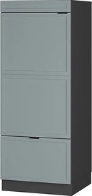 Szafka do mikrofalówki jasnoniebiesko-szary 60x58.1x153.6 fame-line