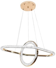 LAMPA WISZĄCA LED G034-CP ZŁOTA