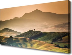 Obraz canvas Krajobraz Gór i Złotych Pól