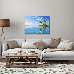 Obraz - Tropikalna wyspa (70x50 cm)