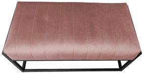 Ławka LILU MG VELVET różowa ATOS