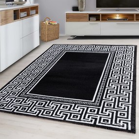 Dywan nowoczesny Parma klasyczny czarno-kremowy 240 cm x 340 cm