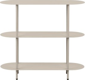 Beżowy metalowy regał 90x81x31 cm Rieti – House Nordic