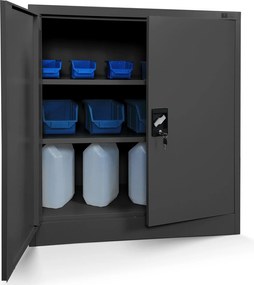 Szafka biurowa na dokumenty Beata 90x40x93 cm antracyt