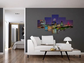 Obraz - Londyn wieczorem (125x70 cm)
