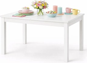 Rozkładany stół biały T1-N85