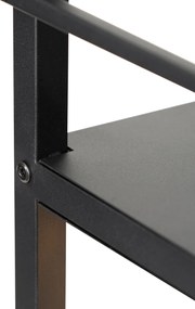 Inteligentna lampa podłogowa industrialna czarna w tym Wifi G95 - Cage Rack