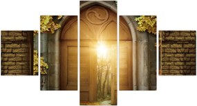 Obraz - Brama w lesie (125x70 cm)