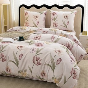 PrzytulneMieszkanie.pl PrzytulneMieszkanie.pl Pościel z mikrofibry BLOSSIA wzorzysta Rozmiar pościeli: 70 x 80 cm | 140 x 200 cm