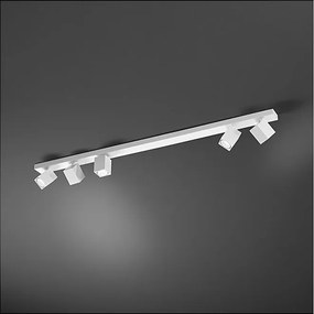 ODDY regulowana kwadratowa lampa ścienna LED, biała, 5xGu10, Perenz