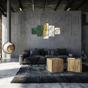 Obraz - Zielony marmur N⁰1 (125x70 cm)
