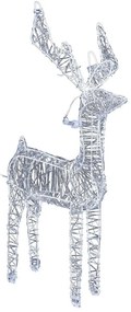 Figurka dekoracyjna podświetlana, motyw renifera, 80 LED, 80 cm