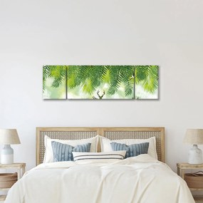 Obraz - Jeleń w lesie (170x50 cm)