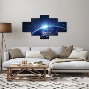 Obraz planety Ziemia (125x70 cm)
