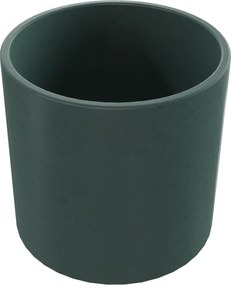 Umywalka betonowa nablatowa okrągła bez otworu na baterię 41 x 40 cm BENE | różne kolory : Kolor - Oliwkowy